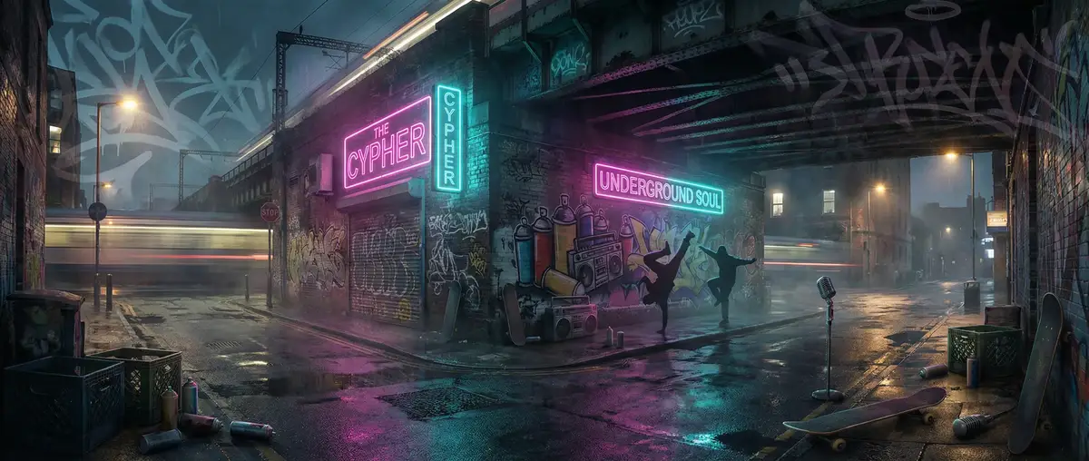 新的哥哥 - 城市街头文化夜景